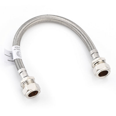 Home Range Wras 15mm X 15mm X 30Cm Flexible Tap Connector from B&Q
