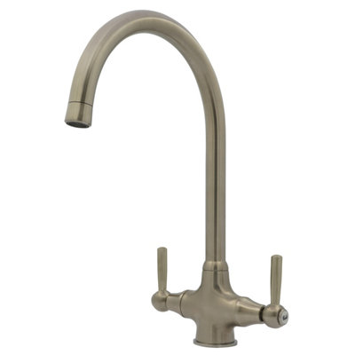 Home Range Clever Rune Sink Mixer Brushed Nickel