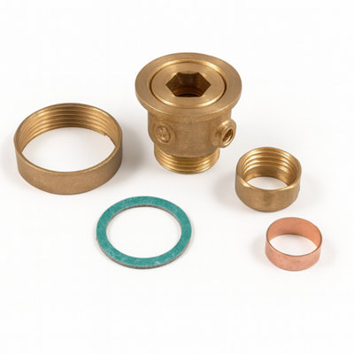 Home Range Westco 22mm Brass Ball Type Pump Valve from B&Q
