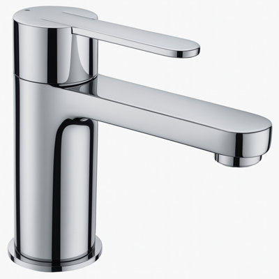 Home Range Strata Mono Bath Filler ChromeSingle Lever Mixer TapDurable Brass ConstructionModern Bathroom Fitting from B&Q