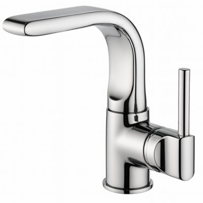 Home Range Panacea Mono Basin Mixer Tap Chrome FinishSingle Lever Bathroom TapSolid Brass BodyEasy To Install from B&Q