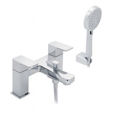 Home Range Loch Bath & Shower Mixer ChromeStylish DesignDurableHigh-Quality FinishIncludes Handset For Bath And Shower Use from B&Q