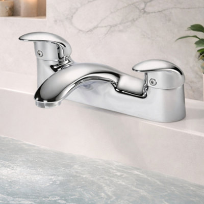 Home Range Signia Chrome Bath Filler Tap With Shower DiverterSolid Brass Body from B&Q