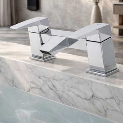 Home Range Ventu Chrome Bath Filler Tap With Shower DiverterSolid Brass Body from B&Q