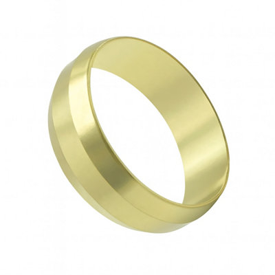 B&Q -  20X Westco 12mm Brass OliveCompression Fitting Olive For 12mm PipeDurable Brass Seal Ring