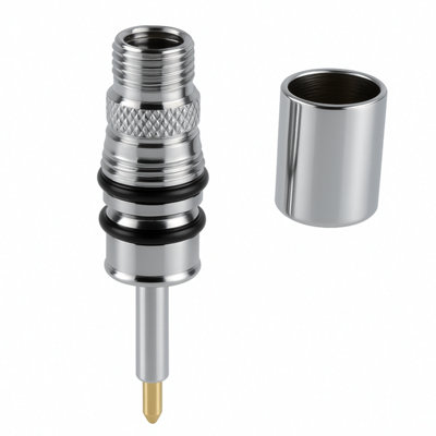 Home Range Dv01 Diverter Kit Chrome Replacement Cartridge With O-Rings For Bath Shower Mixer Valves Reliable Water Flow Switching from B&Q