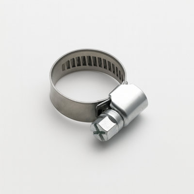 Home Range 5X Hose Clip Ox 16mm-27mm X 12mmStainless Steel Worm Drive Hose Clamp For Plumbing & General Use from B&Q