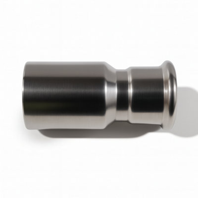 B&Q -  Westco 35mm X 28mm Stainless Steel Press ReducerWater Pipe FittingPotable Water & Heating Systems