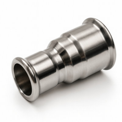 B&Q -  Westco 76mm X 54mm Stainless Steel Press Reduced CouplingWater Pipe FittingHeating & Potable Water Systems