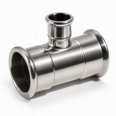 Home Range Westco 54 X 54 X 28mm Stainless Steel Press Reducing TeeWater Pipe FittingHeating & Potable Water Systems from B&Q