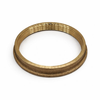 Home Range 2X Immersion Heater Brass Flange Ring For Standard Immersion Heater Elements from B&Q