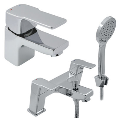 Home Range S12 Chrome Tap PackEverything You Need For Basin And Bath In One Box from B&Q