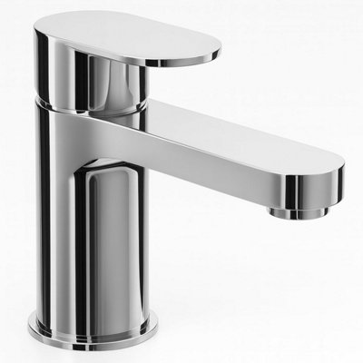 Home Range Exstasy Blade Luxury Basin Mixer ChromeSingle LeverPrecision BrassDesigner Finish from B&Q