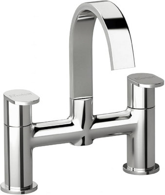 Home Range Osmore Luxury Bath Filler ChromeDual Lever from B&Q