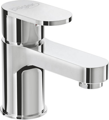 Home Range Osmore Boutique Compact Basin Mixer ChromeSingle LeverSpace-Conscious Proportions from B&Q