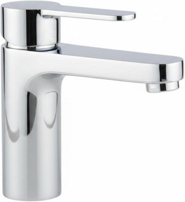 Home Range Hakin Elevated Tall Basin Mixer ChromeSingle LeverElevated High-Rise Form from B&Q