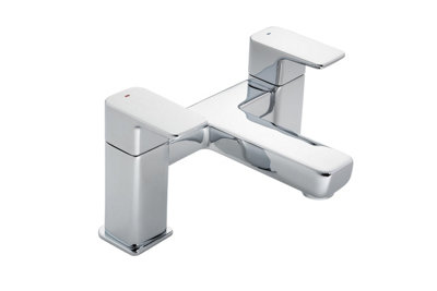 Home Range Loch Luxury Bath Filler ChromeDual Lever from B&Q