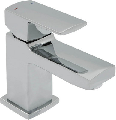 Home Range Paron Luxury Basin Mixer ChromeSingle Lever from B&Q