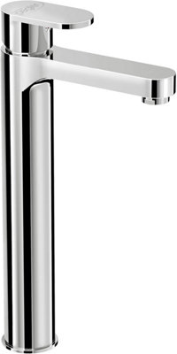 Home Range Osmore Elevated Tall Basin Mixer ChromeSingle LeverElevated High-Rise Form from B&Q