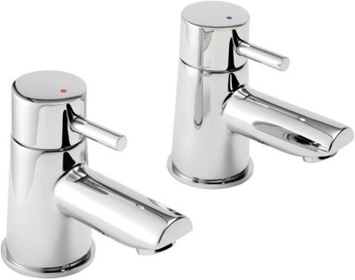 Home Range Flint Heritage Sink Tap Chrome from B&Q