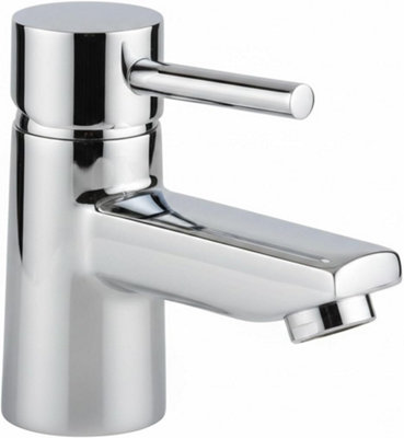 Home Range Flint Boutique Compact Basin Mixer ChromeSingle LeverSpace-Conscious Proportions from B&Q
