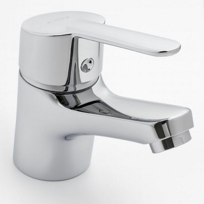 Home Range S12 Luxury Basin Mixer ChromeSingle Lever from B&Q