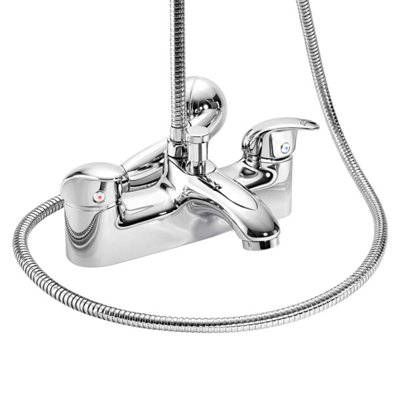 B&Q -  Chrome Statement Bath & Shower Mixer Chrome