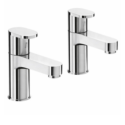 Home Range Exstasy Blade Chrome Heritage Sink Tap Chrome from B&Q