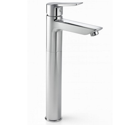 Home Range Paragon Elevated Tall Basin Mixer ChromeSingle LeverElevated High-Rise Form from B&Q