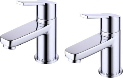 Home Range Chrome Heritage Pillar Pillar Tap Chrome from B&Q