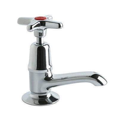 Home Range Clever Luxury Basin Mixer ChromeHeritage Crosshead Design from B&Q