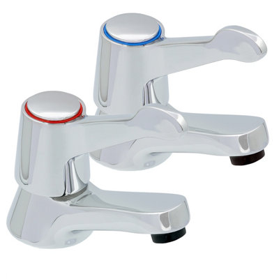 Home Range Southbury Qt Heritage Pillar Pillar Tap Chrome from B&Q