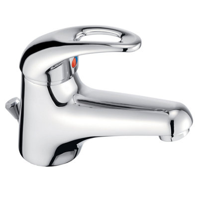 Home Range Della Heritage Sink Tap ChromeSingle Lever from B&Q