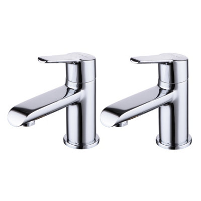Home Range Napo Heritage Pillar Pillar Tap Chrome from B&Q
