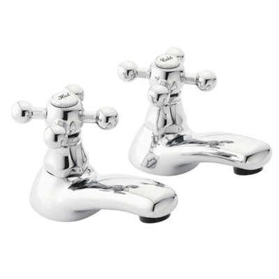 Home Range Layo Heritage Sink Tap ChromeHeritage Crosshead Design from B&Q
