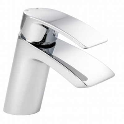 Home Range Waterfall Waterfall Waterfall Basin Mixer ChromeSingle LeverCascading Waterfall Spout from B&Q