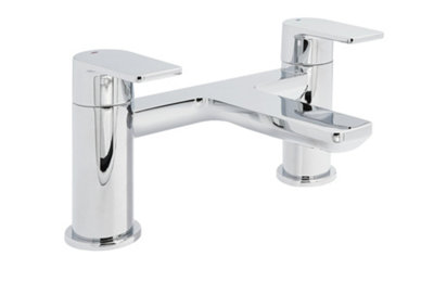 Home Range Clever Cardona Luxury Bath Filler ChromeDual Lever from B&Q