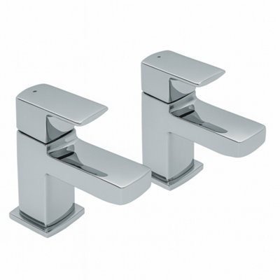 Home Range Chrome Heritage Pillar Pillar Tap Chrome from B&Q