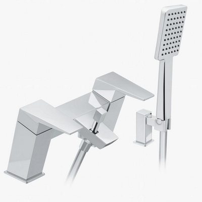 B&Q -  Ventu Statement Bath & Shower Mixer Chrome