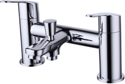 Home Range Cl1 Urban Statement Bath & Shower Mixer ChromeDual Lever from B&Q