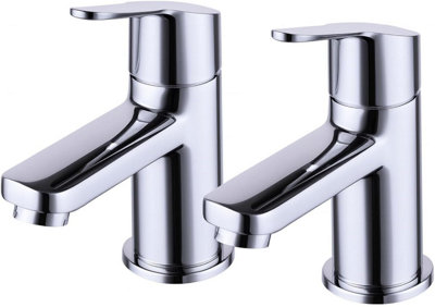 Home Range Urban Designer Bath Tap Pair Chrome from B&Q