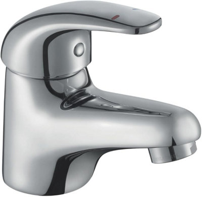 Home Range Haze Boutique Compact Basin Mixer ChromeSingle LeverSpace-Conscious Proportions from B&Q