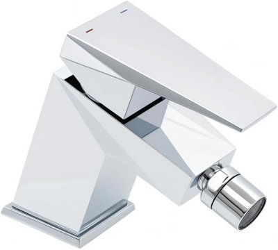 Home Range Ventu Precision Bidet Mixer ChromeSingle Lever from B&Q