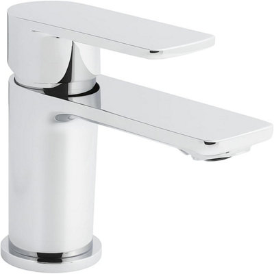 Home Range Cardona Boutique Compact Basin Mixer ChromeSingle LeverElevated High-Rise Form from B&Q