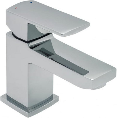Home Range Manta Luxury Basin Mixer ChromeSingle Lever from B&Q