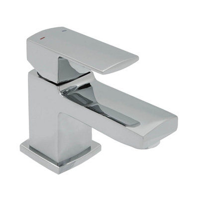 Home Range Clever Manta Boutique Compact Basin Mixer ChromeSingle LeverSpace-Conscious Proportions from B&Q