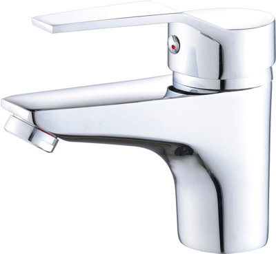 Home Range Chrome Brass Heritage Pillar Tap And Bath Shower Mixer SetSingle Lever from B&Q