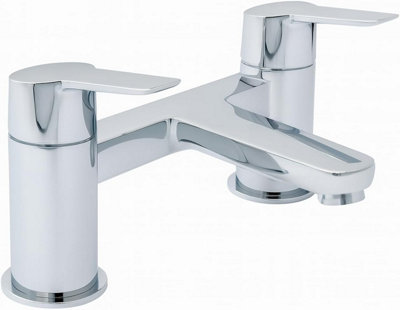 Home Range Xtreme Luxury Bath Filler ChromeDual Lever from B&Q