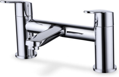 Home Range Cl1 Urban Luxury Bath Filler ChromeDual Lever from B&Q