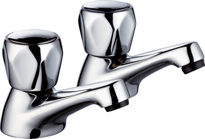 Home Range Home Heritage Pillar Tap Chrome from B&Q